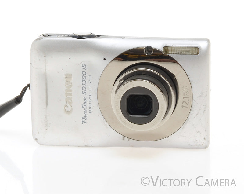 Canon PowerShot SD1300 IS Digital ELPH 12MP Compact Digital Camera  [GOOD] - Victory Camera