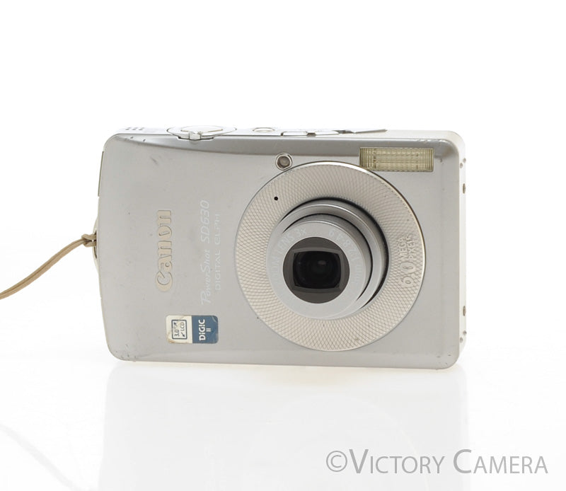 Canon PowerShot SD630 6.0MP Silver Digital Point &amp; Shoot Camera [EXC] - Victory Camera