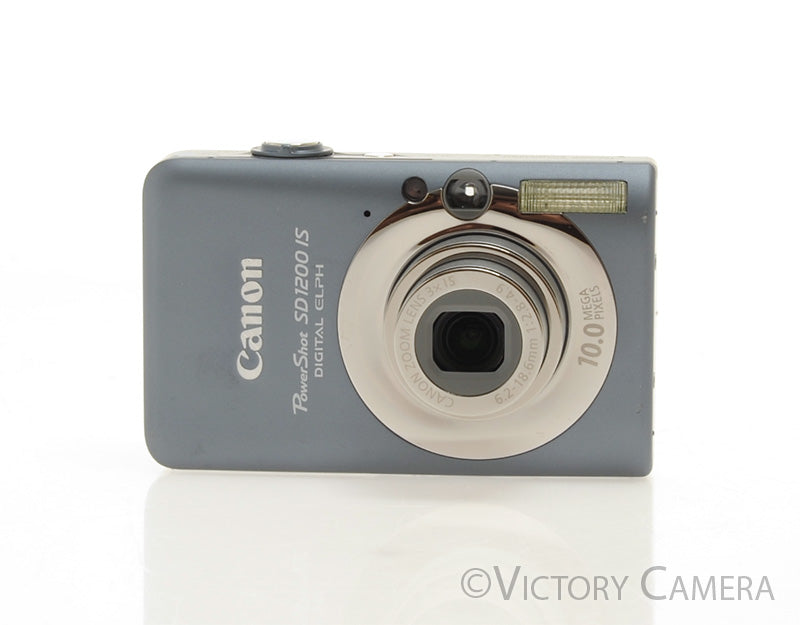 Canon Powershot SD1200 IS Blue 10MP Digital Point and Shoot Camera [EXC] - Victory Camera