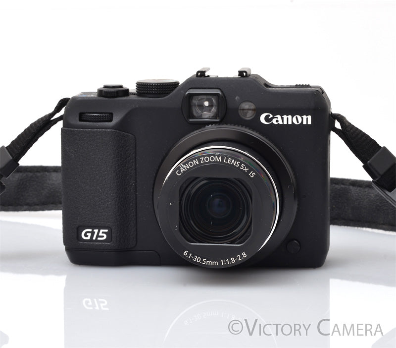 Canon PowerShot G15 12.1MP Digital Point & Shoot Camera w/ Box [EXC] - Victory Camera