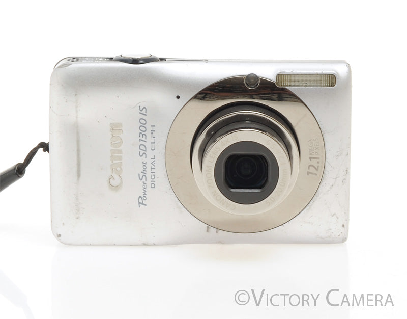Canon PowerShot SD1300 IS Digital ELPH 12MP Compact Digital Camera  [GOOD] - Victory Camera