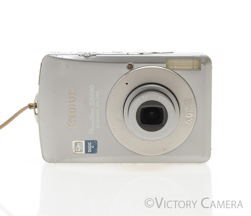 Canon PowerShot SD630 6.0MP Silver Digital Point &amp; Shoot Camera [EXC] - Victory Camera