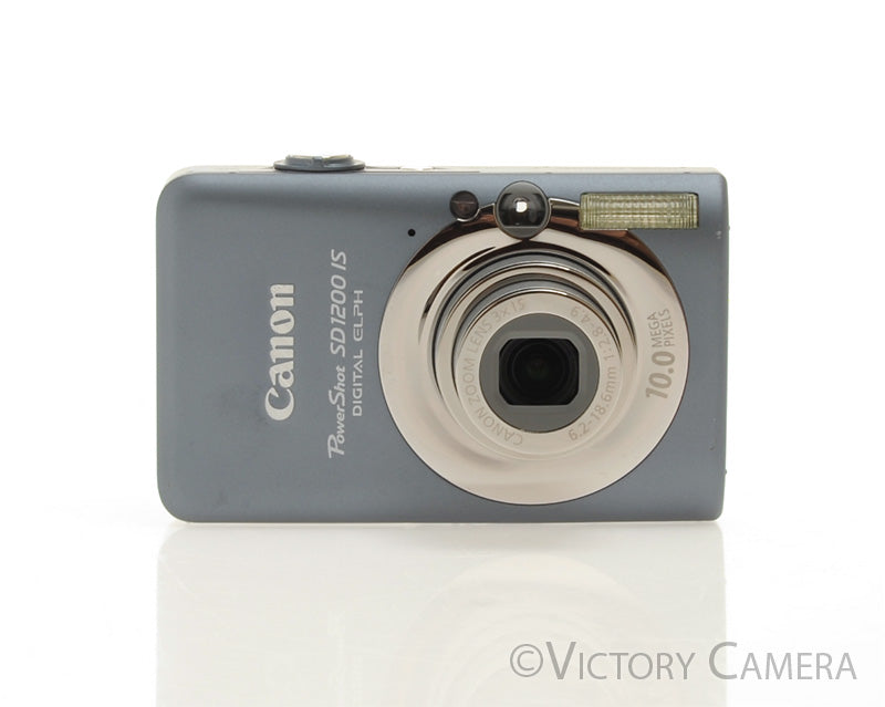 Canon Powershot SD1200 IS Blue 10MP Digital Point and Shoot Camera [EXC]