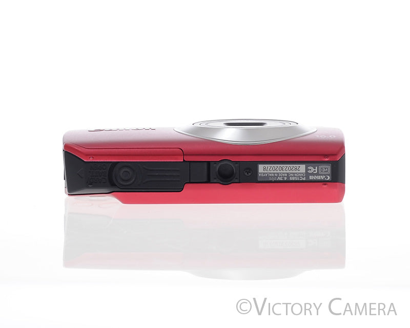 Canon PowerShot A3300 IS Red 16MP Digital Point & Shoot Camera [MINT-] - Victory Camera