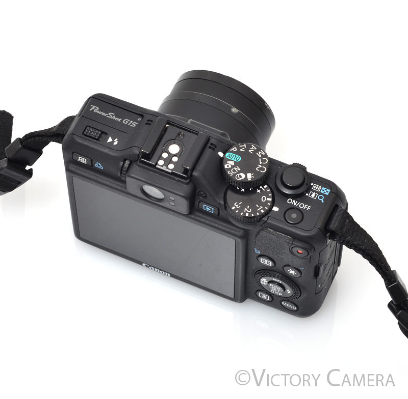 Canon PowerShot G15 12.1MP Digital Point & Shoot Camera w/ Box [EXC] - Victory Camera
