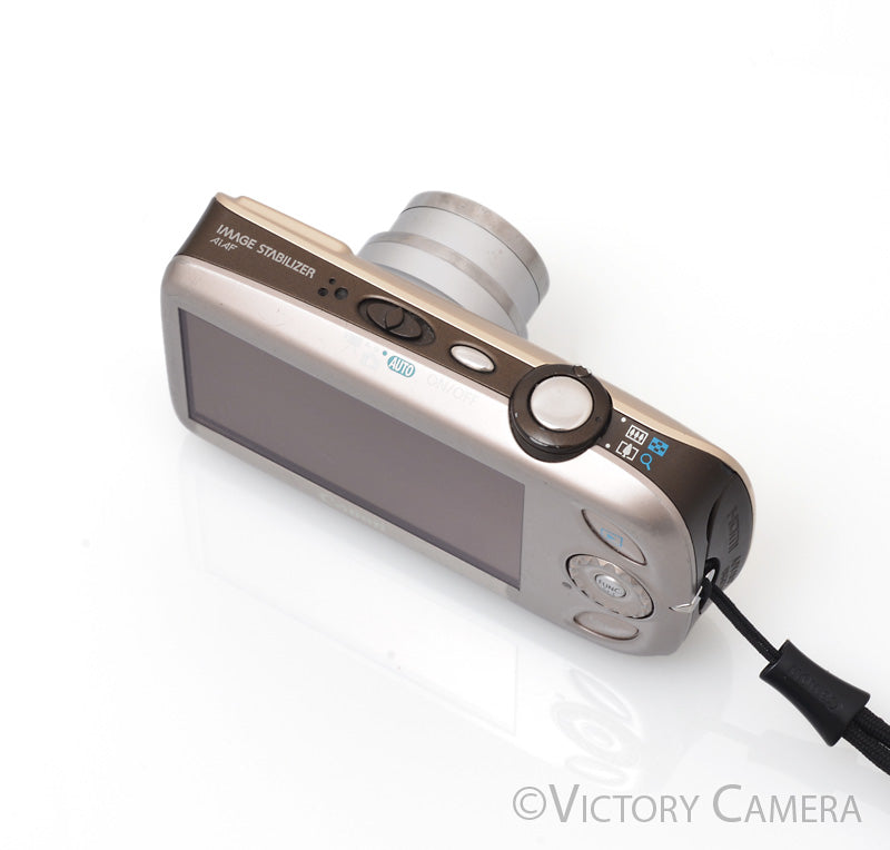 Canon PowerShot SD960 IS 12.1MP Gold Digital Point & Shoot Camera [EXC+] - Victory Camera
