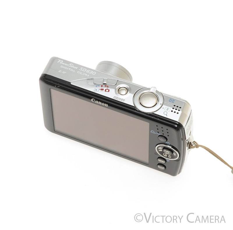Canon PowerShot SD630 6.0MP Silver Digital Point &amp; Shoot Camera [EXC] - Victory Camera