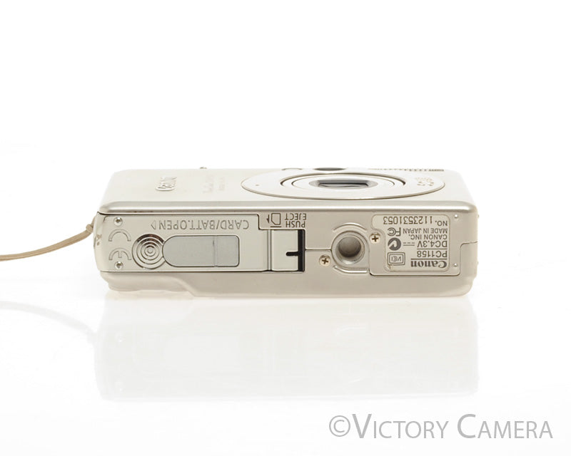Canon Powershot SD450 Silver 5.0MP Digital Point and Shoot Camera [EXC] - Victory Camera