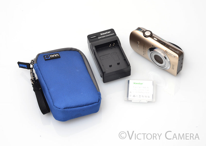 Canon PowerShot SD960 IS 12.1MP Gold Digital Point & Shoot Camera [EXC+] - Victory Camera
