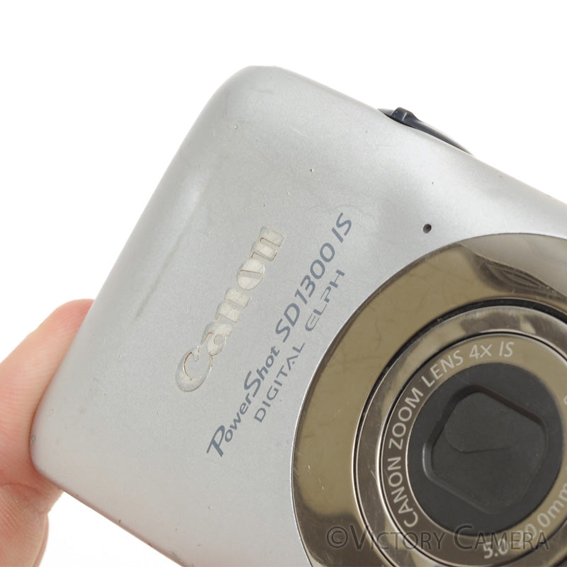 Canon PowerShot SD1300 IS Digital ELPH 12MP Compact Digital Camera  [GOOD] - Victory Camera