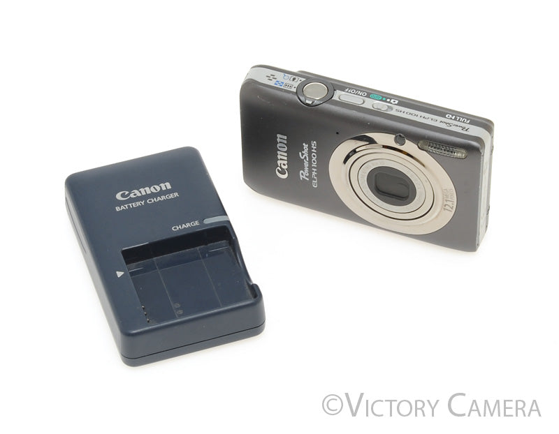 Canon PowerShot ELPH 100 HS 12.1MP Digital Point &amp; Shoot Camera [EXC-] - Victory Camera