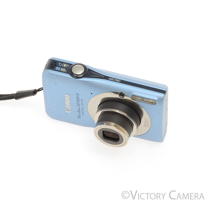 Canon PowerShot Blue SD1300 IS 12.1 Digital Point and Shoot Camera [EXC-] - Victory Camera