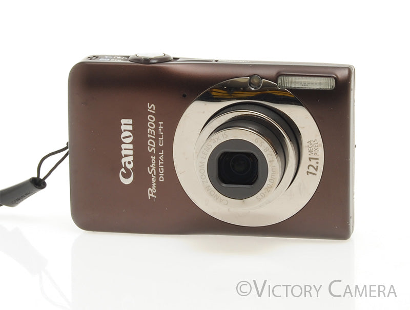 Canon PowerShot SD1300 IS Digital ELPH 12MP Compact Digital Camera [EXC] - Victory Camera