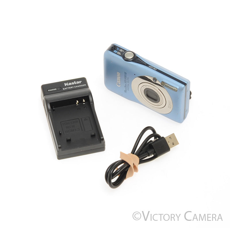 Canon PowerShot Blue SD1300 IS 12.1 Digital Point and Shoot Camera [EXC-] - Victory Camera