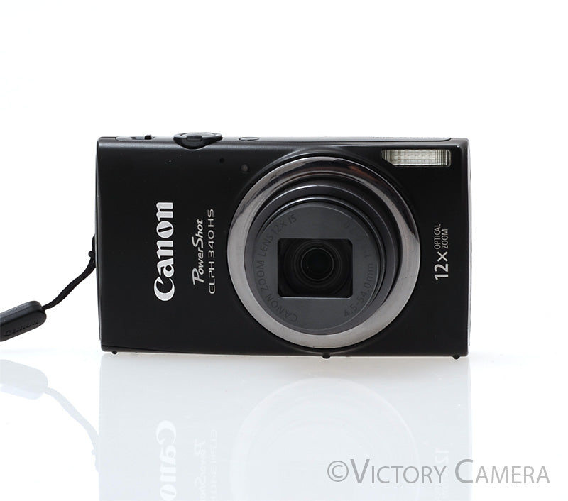 Canon Powershot ELPH 340 IS 16MP Digital Point & Shoot Camera [EXC] - Victory Camera