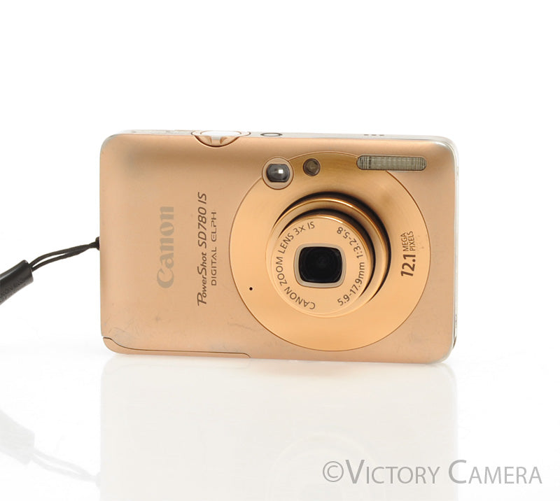Canon PowerShot SD780 IS Rose Gold 12.1MP Point &amp; Shoot Camera [EXC] - Victory Camera