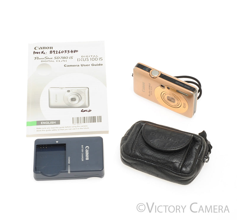 Canon PowerShot SD780 IS Rose Gold 12.1MP Point &amp; Shoot Camera [EXC] - Victory Camera