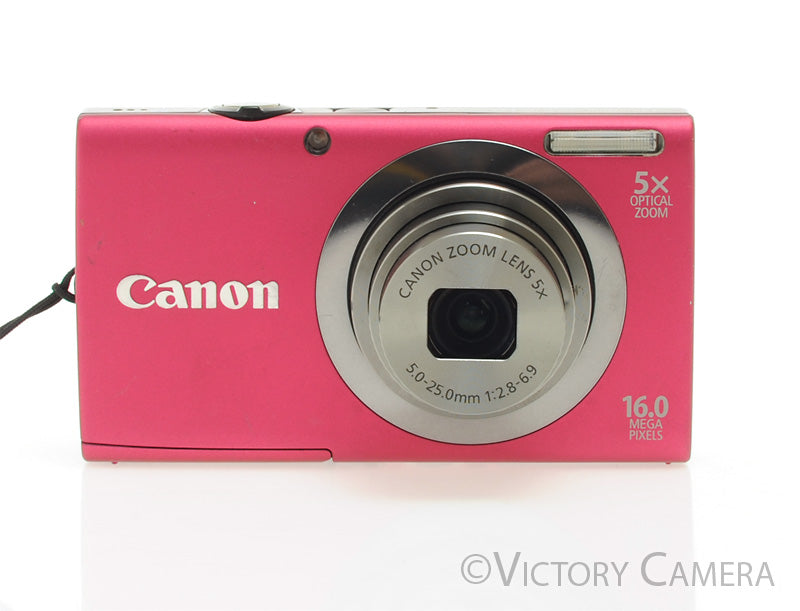 Canon PowerShot A2300 HD Pink 16MP Digital Point &amp; Shoot Camera [EXC+] - Victory Camera