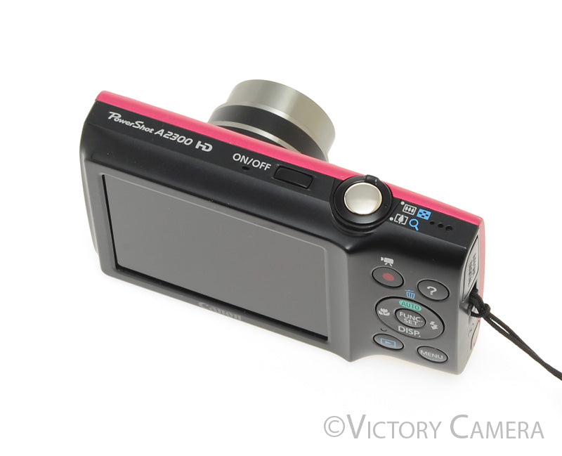 Canon PowerShot A2300 HD Pink 16MP Digital Point &amp; Shoot Camera [EXC+] - Victory Camera