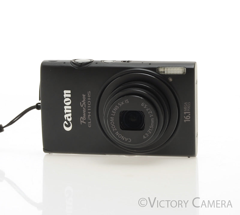 Canon PowerShot ELPH 110 HS Black 16.1MP Digital Point & Shoot Camera [EXC-] - Victory Camera
