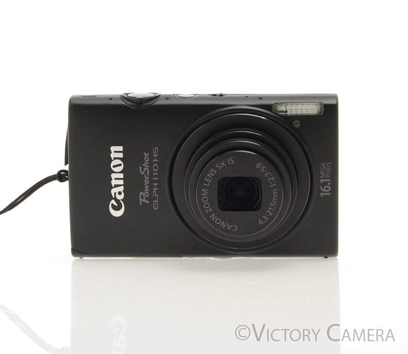 Canon PowerShot ELPH 110 HS Black 16.1MP Digital Point &amp; Shoot Camera [EXC-] - Victory Camera