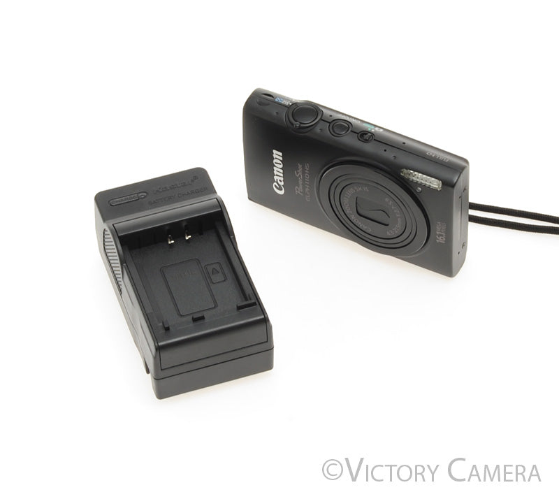Canon PowerShot ELPH 110 HS Black 16.1MP Digital Point &amp; Shoot Camera [EXC-] - Victory Camera