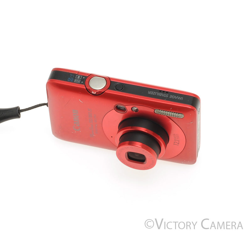 Canon PowerShot SD780 IS Digital ELPH Red 12.1MP Point &amp; Shoot Camera [EXC-] - Victory Camera