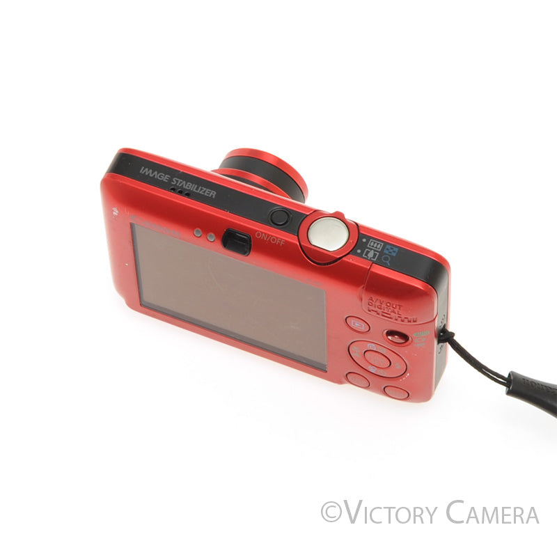 Canon PowerShot SD780 IS Digital ELPH Red 12.1MP Point &amp; Shoot Camera [EXC-] - Victory Camera