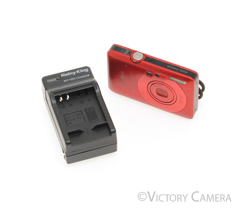 Canon PowerShot SD780 IS Digital ELPH Red 12.1MP Point &amp; Shoot Camera [EXC-] - Victory Camera