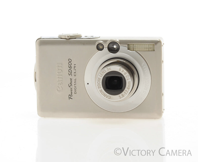 Canon PowerShot SD600 Digital ELPH 6MP Digital Point &amp; Shoot Camera [EXC] - Victory Camera