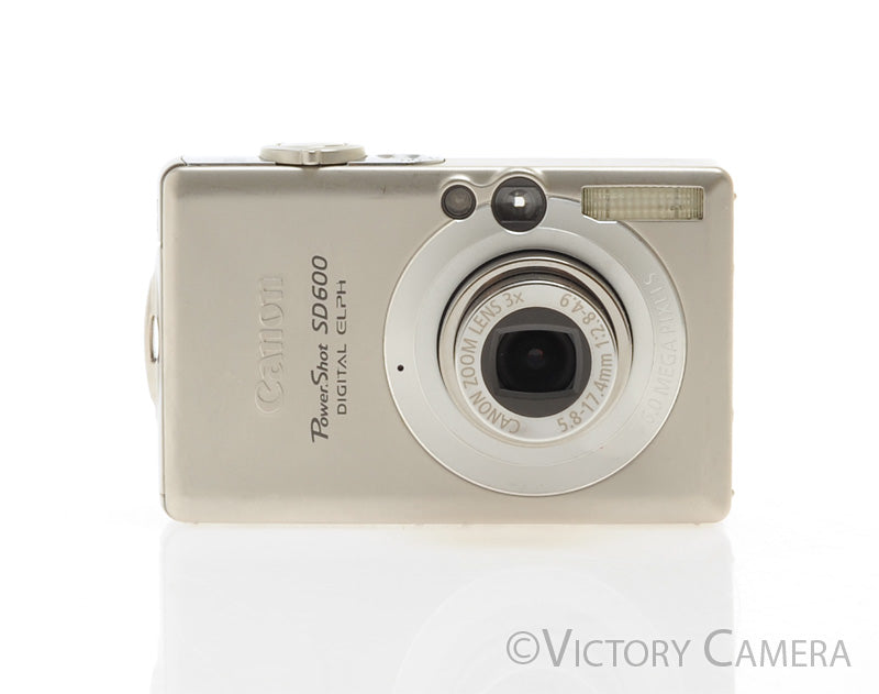 Canon PowerShot SD600 Digital ELPH 6MP Digital Point &amp; Shoot Camera [EXC] - Victory Camera