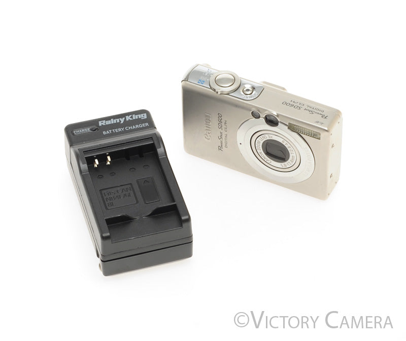 Canon PowerShot SD600 Digital ELPH 6MP Digital Point &amp; Shoot Camera [EXC] - Victory Camera