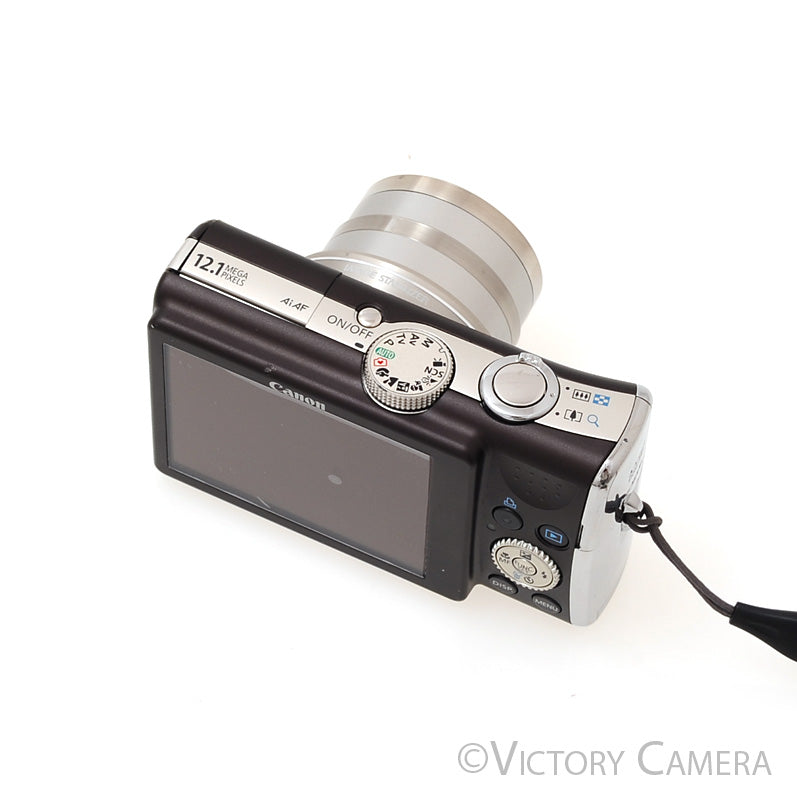 Canon PowerShot SX200 IS 12.1MP Brown Digital Point & Shoot Camera [GOOD] - Victory Camera
