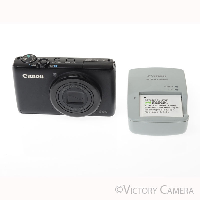 Canon Powershot S95 10.1mp Compact Digital Camera (Black) [EXC+] - Victory Camera