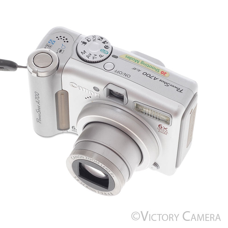 Canon PowerShot A700 6MP Digital Point and Shoot Camera [EXC-] - Victory Camera