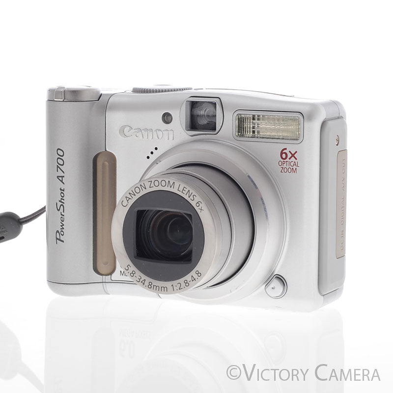 Canon PowerShot A700 6MP Digital Point and Shoot Camera [EXC-] - Victory Camera