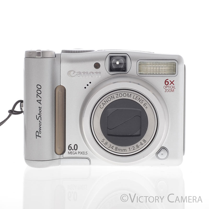 Canon PowerShot A700 6MP Digital Point and Shoot Camera [EXC-] - Victory Camera