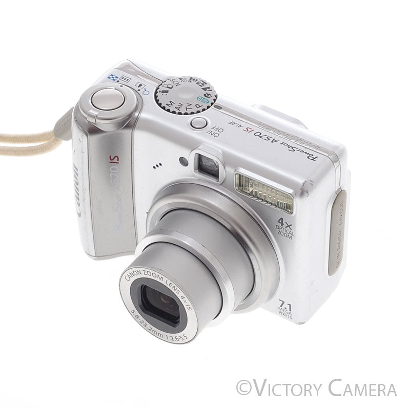 Canon PowerShot A570 IS 7.1MP Digital Point & Shoot Camera [EXC+]