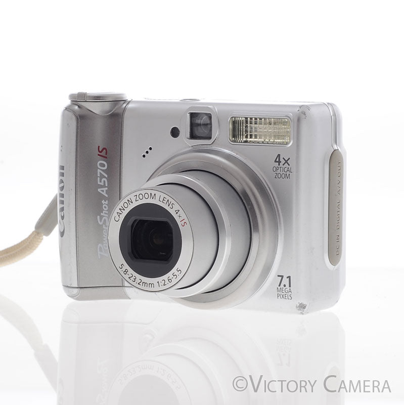 Canon PowerShot A570 IS 7.1MP Digital Point & Shoot Camera [EXC+]