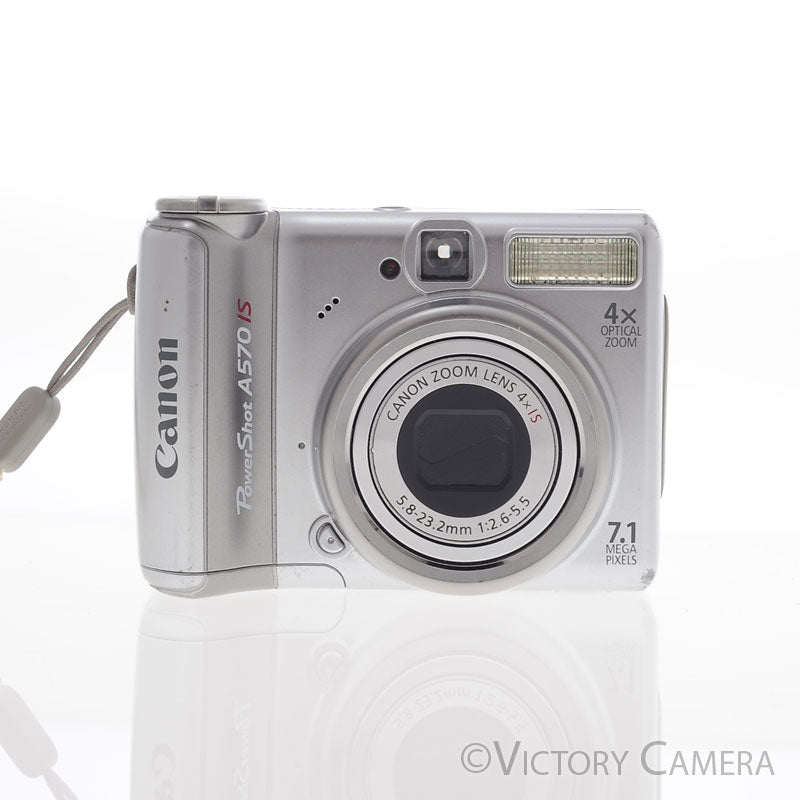 Canon PowerShot A570 IS 7.1MP Digital Point & Shoot Camera [EXC+]
