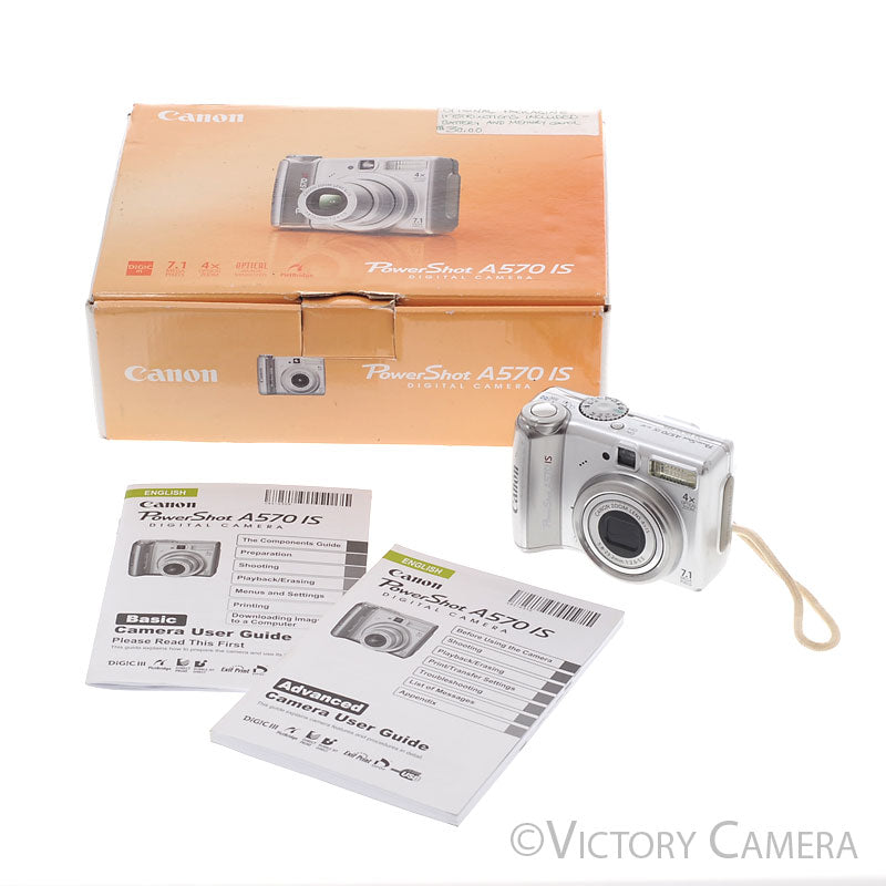 Canon PowerShot A570 IS 7.1MP Digital Point & Shoot Camera [EXC+]