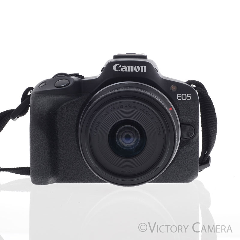 Canon EOS R50 24.1MP Mirrorless Camera w/ RF-S 18-45mm f4.5-6.3 IS STM [EXC+] - Victory Camera