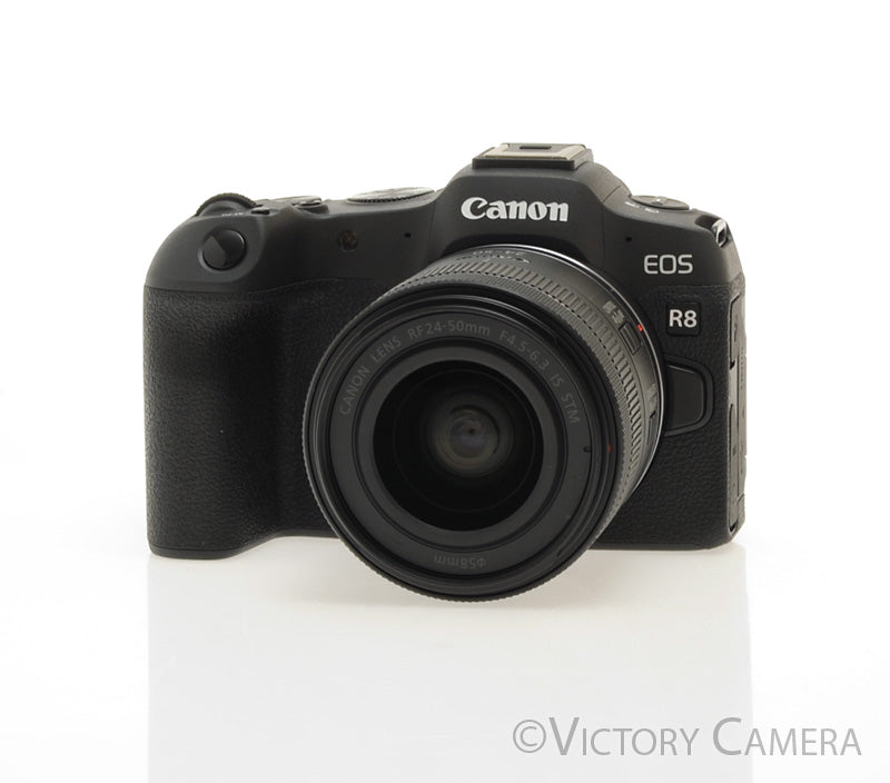 Canon EOS R8 24.2MP Mirrorless Camera w/ 24-50mm Zoom Lens [MINT-] - Victory Camera