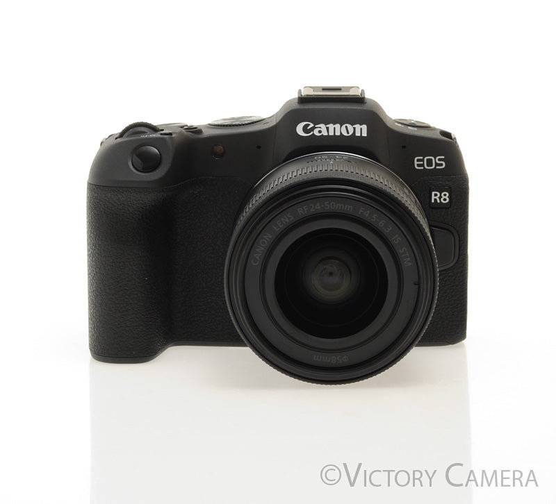 Canon EOS R8 24.2MP Mirrorless Camera w/ 24-50mm Zoom Lens [MINT-] - Victory Camera