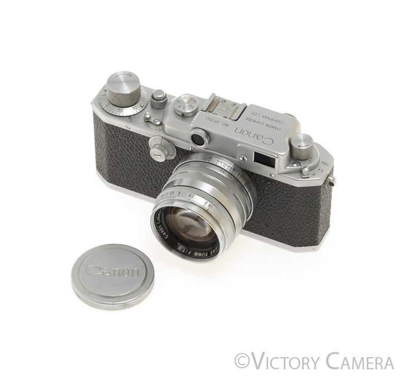 Canon IIB II-B Rangefinder Camera (Leica Copy) w/ 50mm f1.8 Lens  [EXC-] - Victory Camera
