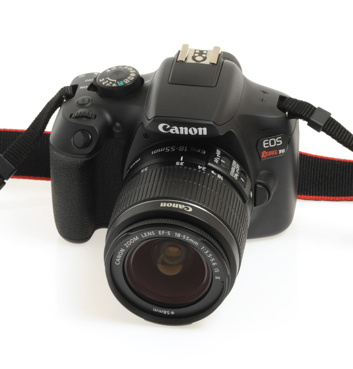Canon Rebel T6 Digital SLR Camera Body 18mp w/ 18-55mm Lens [EXC+] - Victory Camera