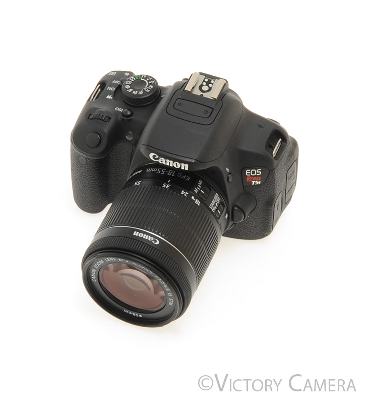 Canon EOS Rebel T5i 18MP DSLR w/ 18-55mm Zoom Lens [EXC+] - Victory Camera