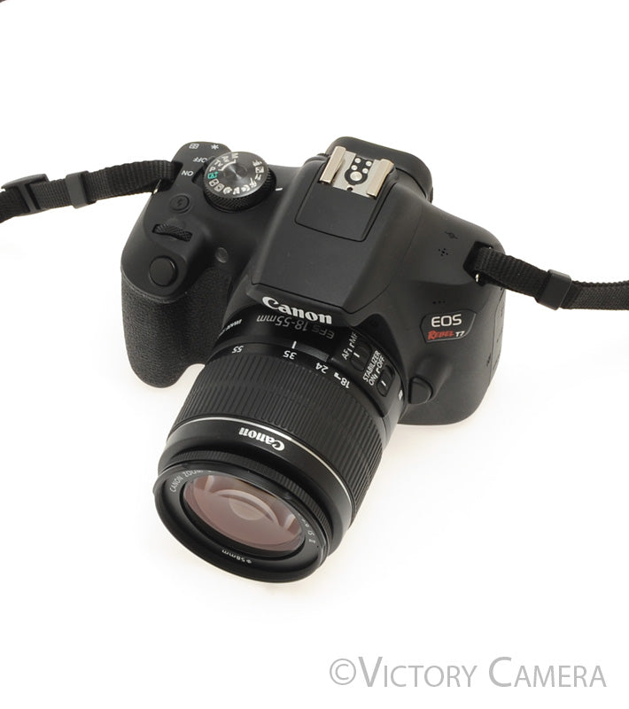 Canon EOS Rebel T7 24.1MP Digital SLR Camera w/ EF-s 18-55mm Lens  [MINT-] - Victory Camera