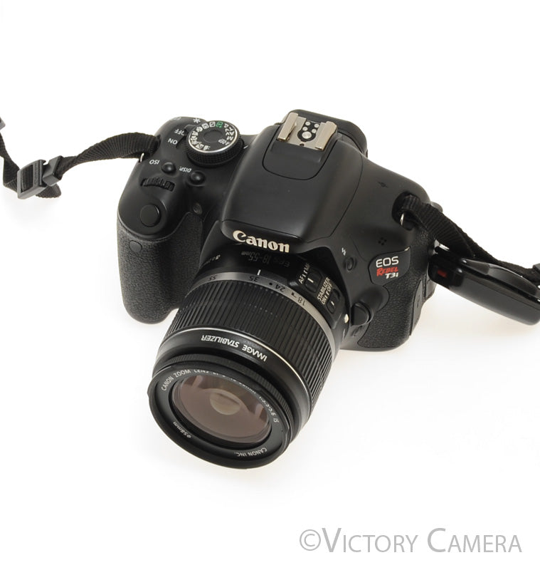 Canon EOS Rebel T3i 18.7mp Digital Camera with EF-S 18-55mm II Lens [EXC]