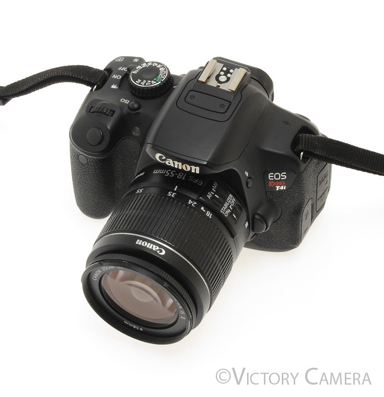 Canon Rebel T4i 18MP Digital SLR Camera w/ 18-55mm Zoom Lens [EXC+]